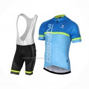 2017 Fietskleding Nalini Brivio Blauw Korte Mouwen en Koersbroek