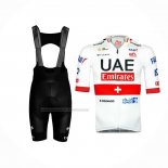 2024 Fietskleding UAE Rood Wit Korte Mouwen En Koersbroek