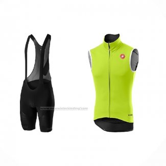 2021 Windvest Castelli Helder Groen Korte Mouwen en Koersbroek