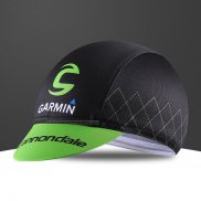 2015 Garmin Fietsmuts Cycling Zwart en Groen.Jpg