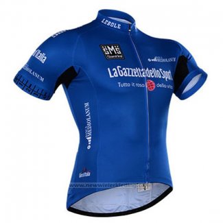 2015 Fietskleding Giro D'italia Blauw Korte Mouwen en Koersbroek