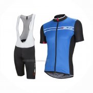 2016 Fietskleding Nalini Blauw en Zwart Korte Mouwen en Koersbroek