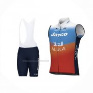 2024 Windvest Jayco AlUla Rood Blauw En Koersbroek