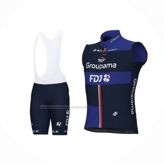 2024 Windvest Groupama-FDJ Wit Blauw En Koersbroek