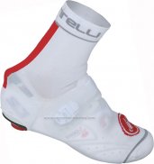 2014 Castelli Tijdritoverschoenen Cycling Wit en Rood