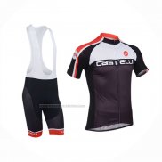 2013 Fietskleding Castelli Zwart Korte Mouwen en Koersbroek