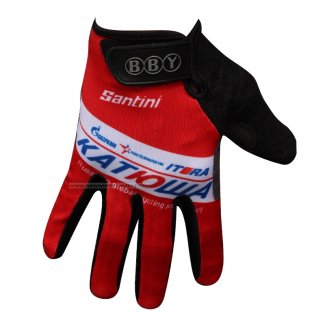 2014 Katusha Handschoenen Met Lange Vingers Cycling