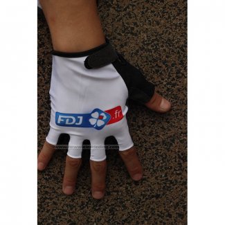 2020 FDJ Handschoenen Cycling Wit